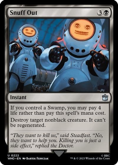 Snuff Out Universes Beyond: Doctor Who Magic card
