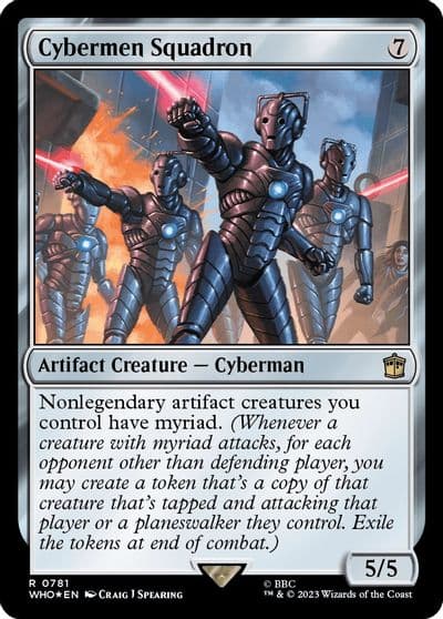 Cybermen Squadron Surge Foil Universes Beyond: Doctor Who Magic card