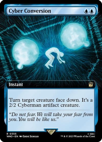 Cyber Conversion Extended Art Universes Beyond: Doctor Who Magic card