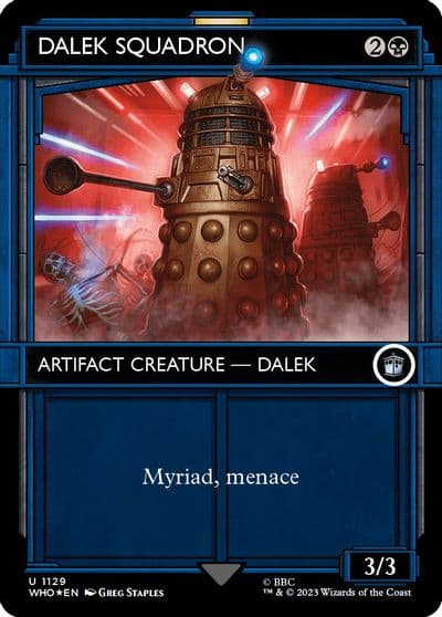Dalek Squadron Showcase Surge Foil Universes Beyond: Doctor Who Magic card