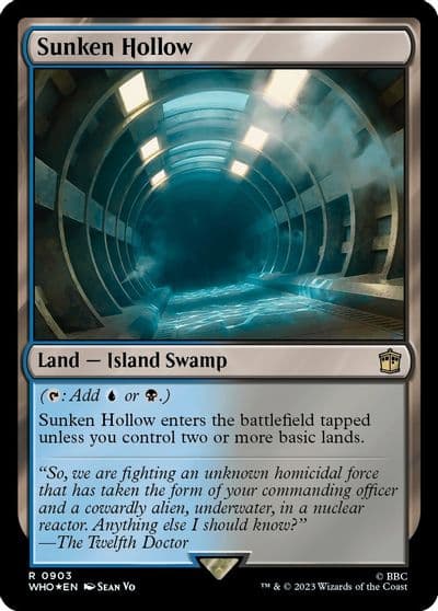 Sunken Hollow Surge Foil Universes Beyond: Doctor Who Magic card