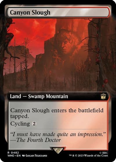 Canyon Slough Extended Art Universes Beyond: Doctor Who Magic card
