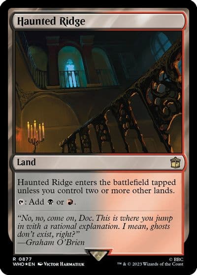 Haunted Ridge Surge Foil Universes Beyond: Doctor Who Magic card