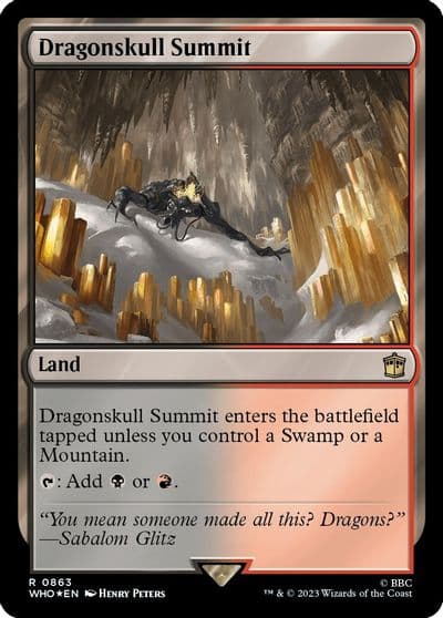 Dragonskull Summit Surge Foil Universes Beyond: Doctor Who Magic card