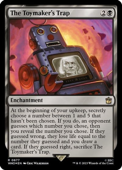 The Toymakers Trap Surge Foil Universes Beyond: Doctor Who Magic card