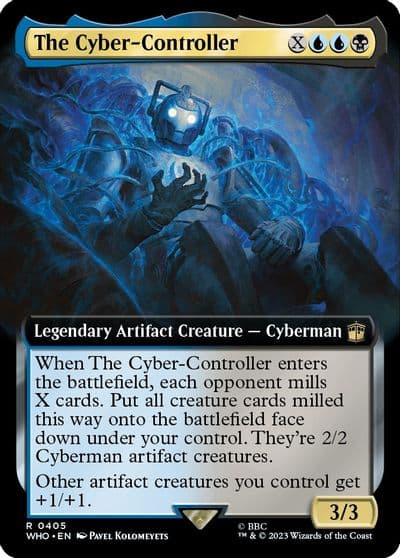 The Cyber Controller Extended Art Universes Beyond: Doctor Who Magic card