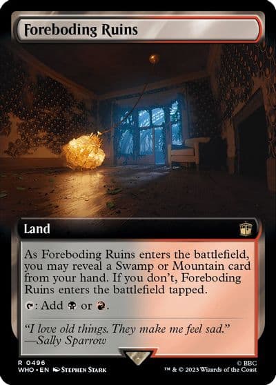 Foreboding Ruins Extended Art Universes Beyond: Doctor Who Magic card