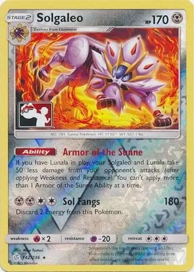 Solgaleo League & Championship Cards Pokemon card