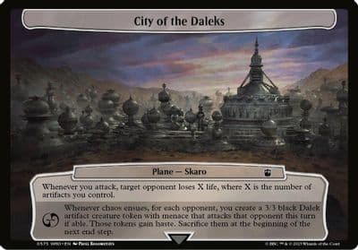 City of the Daleks Planechase: Universes Beyond: Doctor Who Magic card