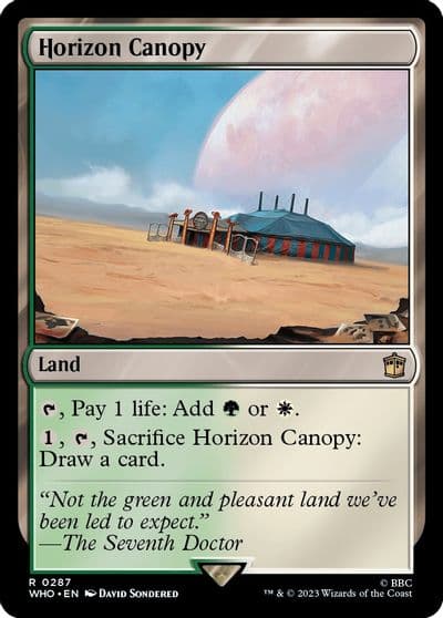 Horizon Canopy Universes Beyond: Doctor Who Magic card