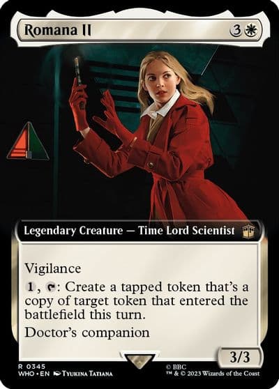 Romana II Extended Art Universes Beyond: Doctor Who Magic card