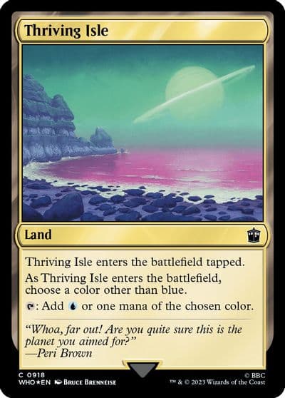 Thriving Isle Surge Foil Universes Beyond: Doctor Who Magic card