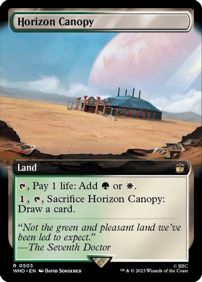 Horizon Canopy Extended Art Universes Beyond: Doctor Who Magic card
