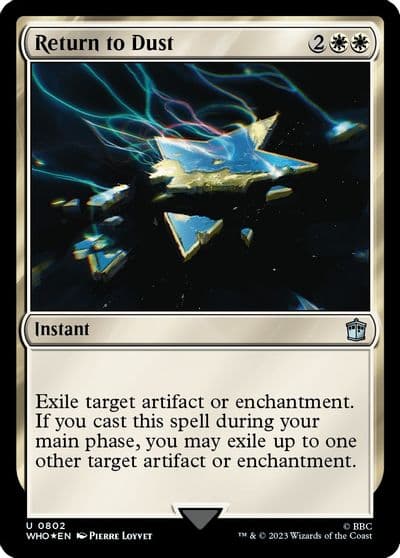 Return to Dust Surge Foil Universes Beyond: Doctor Who Magic card