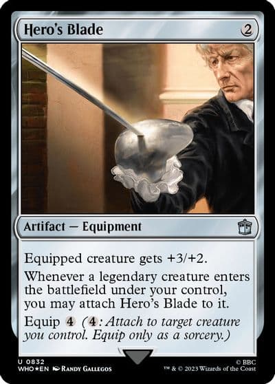 Heros Blade Surge Foil Universes Beyond: Doctor Who Magic card