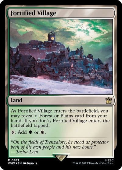 Fortified Village Surge Foil Universes Beyond: Doctor Who Magic card