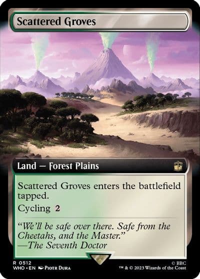Scattered Groves Extended Art Universes Beyond: Doctor Who Magic card