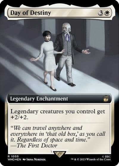Day of Destiny Extended Art Surge Foil Universes Beyond: Doctor Who Magic card
