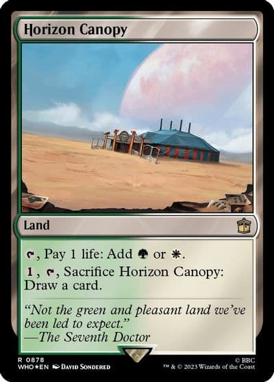 Horizon Canopy Surge Foil Universes Beyond: Doctor Who Magic card