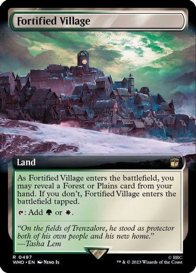 Fortified Village Extended Art Universes Beyond: Doctor Who Magic card