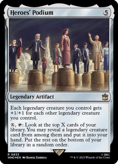 Heroes Podium Surge Foil Universes Beyond: Doctor Who Magic card