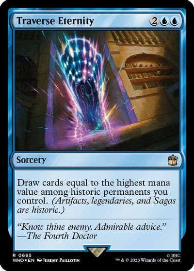 Traverse Eternity Surge Foil Universes Beyond: Doctor Who Magic card