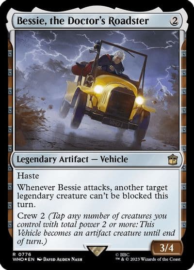 Bessie the Doctors Roadster Surge Foil Universes Beyond: Doctor Who Magic card