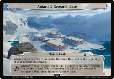 Antarctic Research Base Planechase: Universes Beyond: Doctor Who Magic card
