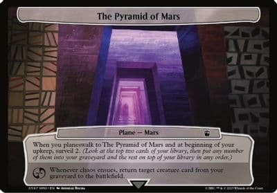 The Pyramid of Mars Planechase: Universes Beyond: Doctor Who Magic card