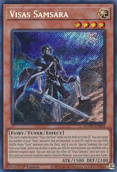 Visas Samsara Age of Overlord Yu-Gi-Oh! card