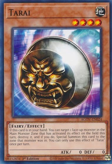 Tarai Age of Overlord Yu-Gi-Oh! card
