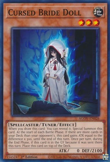 Cursed Bride Doll Age of Overlord Yu-Gi-Oh! card