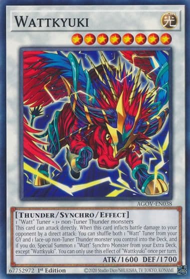 Wattkyuki Age of Overlord Yu-Gi-Oh! card