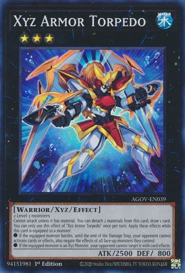 Xyz Armor Torpedo Age of Overlord Yu-Gi-Oh! card