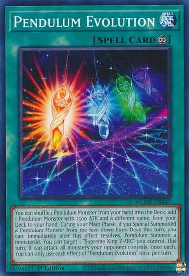 Pendulum Evolution Age of Overlord Yu-Gi-Oh! card