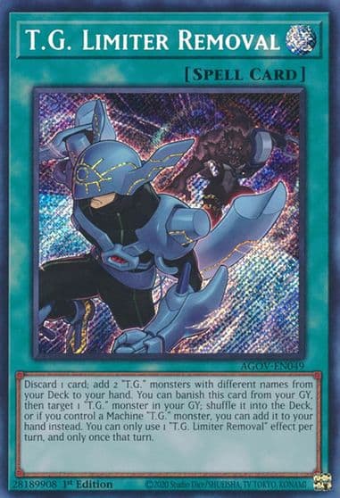TG Limiter Removal Age of Overlord Yu-Gi-Oh! card