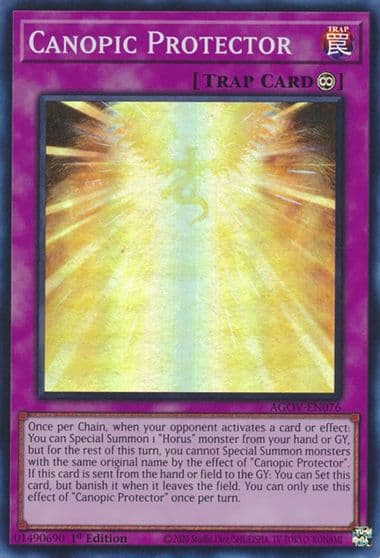 Canopic Protector Age of Overlord Yu-Gi-Oh! card