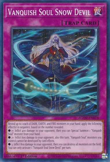 Vanquish Soul Snow Devil Age of Overlord Yu-Gi-Oh! card