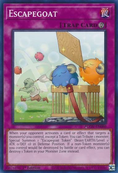 Escapegoat Age of Overlord Yu-Gi-Oh! card