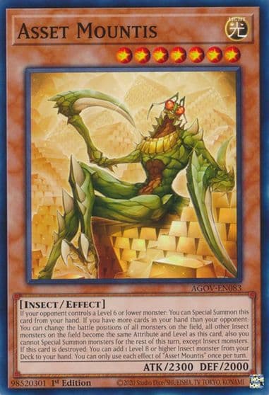 Asset Mountis Age of Overlord Yu-Gi-Oh! card