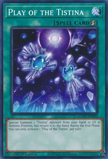 Play of the Tistina Age of Overlord Yu-Gi-Oh! card