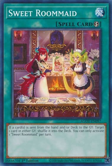 Sweet Roommaid Age of Overlord Yu-Gi-Oh! card