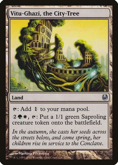 Vitu Ghazi the City Tree Duel Decks: Ajani vs. Nicol Bolas Magic card