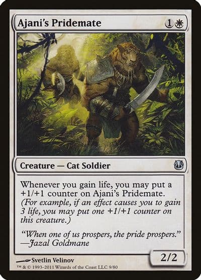 Ajanis Pridemate Duel Decks: Ajani vs. Nicol Bolas Magic card