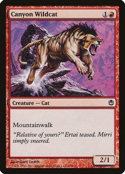 Canyon Wildcat Duel Decks: Ajani vs. Nicol Bolas Magic card