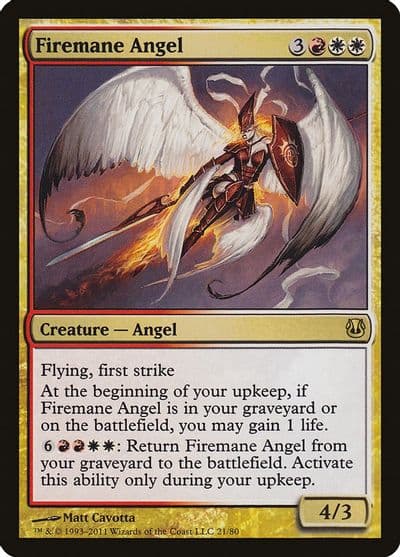 Firemane Angel Duel Decks: Ajani vs. Nicol Bolas Magic card