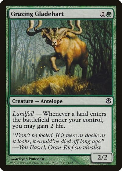 Grazing Gladehart Duel Decks: Ajani vs. Nicol Bolas Magic card