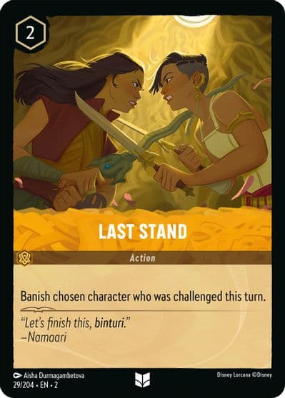 Last Stand Rise of the Floodborn Lorcana card