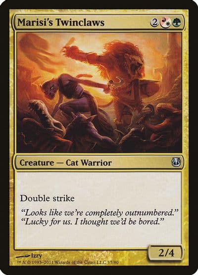 Marisis Twinclaws Duel Decks: Ajani vs. Nicol Bolas Magic card