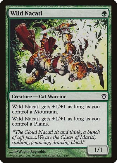Wild Nacatl Duel Decks: Ajani vs. Nicol Bolas Magic card